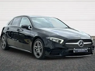 Used Mercedes A200 AMG line 163 HP (119 kW) 2020 Black Hatchback