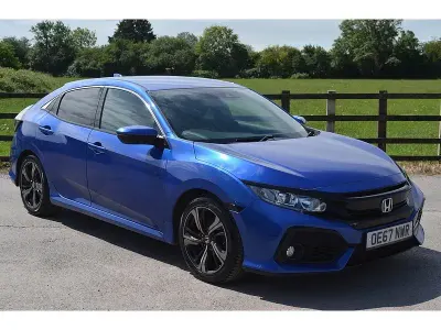 Used Honda Civic SR 129 HP (94 kW) 2017 Blue Hatchback