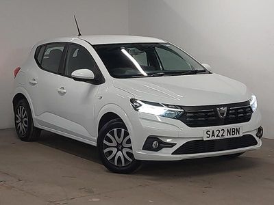 White Used 2022 Dacia Sandero Comfort Hatchback | £9,998 (Fair price)