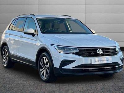 Pure white Used 2022 VW Tiguan Active SUV | £21,350 (Fair price)