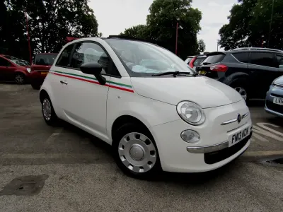 Used Fiat 500 Pop 69 HP (50 kW) 2013 White Cabriolet