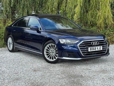 Blue Used 2018 Audi A8 S-Line Sedan | £19,995 (A bit pricey)