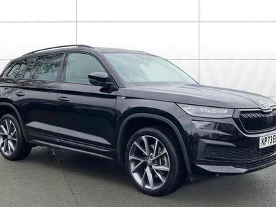 Used Skoda Kodiaq SportLine 150 HP (110 kW) 2023 Black SUV