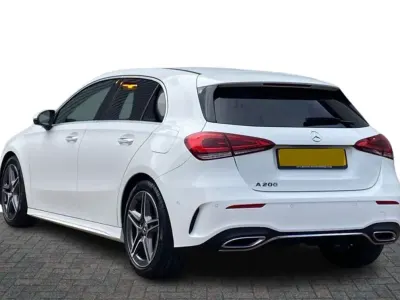 Used Mercedes A200 AMG Line Premium Plus 2019 White Hatchback