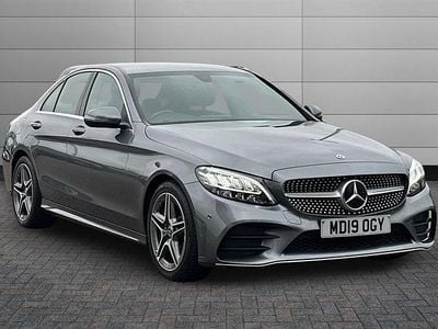 Used Mercedes C200 AMG line 184 HP (135 kW) 2019 Grey Sedan