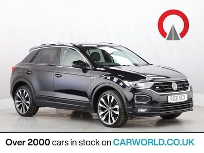 Black Used 2021 VW T-Roc R-line SUV | £17,705 (Good price)