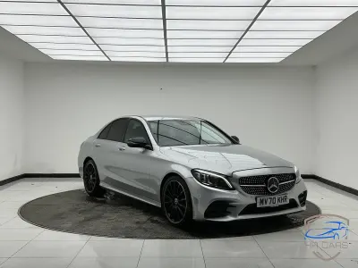 Used Mercedes C220 AMG Line Premium 194 HP (142 kW) 2020 Silver Sedan