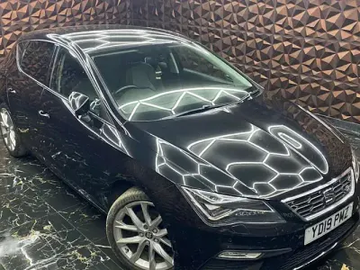 Used Seat Leon FR Sport 150 HP (110 kW) 2019 Black Hatchback