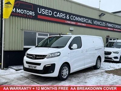 White Used 2021 Vauxhall Vivaro Sportive MPV | £11,300 (Fair price)