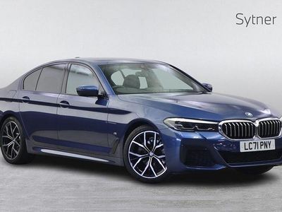 Blue Used 2021 BMW 520 M Sport | £26,000 (Fair price)