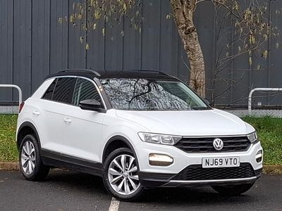 Used VW T-Roc Design 115 HP (84 kW) 2019 White SUV