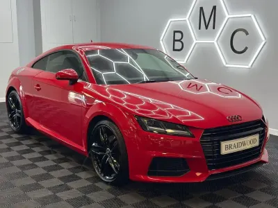 Used Audi TT S-Line 180 HP (132 kW) 2016 Red Coupe