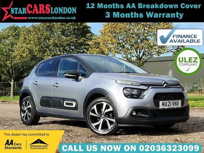 Used Citroën C3 Shine 82 HP (60 kW) 2021 Grey Hatchback