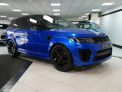 Used Land Rover Range Rover Sport SVR 575 HP (422 kW) 2020 Blue SUV