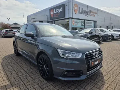 Usado Audi A1 S-Line 2018 Gris Utilitario