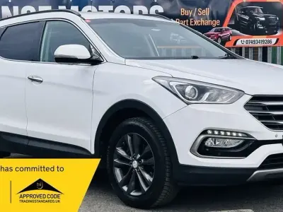 Używany Hyundai Santa Fe Premium 200 KM (147 kW) 2017 Biały SUV