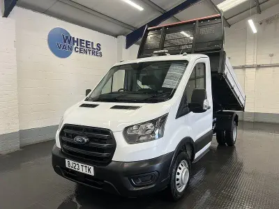 Used Ford Transit 130 HP (95 kW) 2023 White Cabriolet