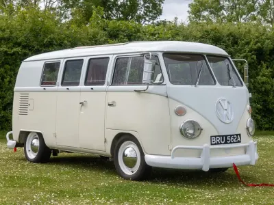 Used VW T2 50 HP (36 kW) 1974 White cream Van