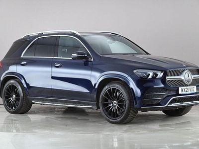 Usado Mercedes GLE300 AMG line 2021 Azul SUV