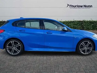 Begagnad BMW 116 M Sport 116 HK (85 kW) 2021 Blå Halvkombi