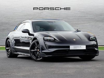 Black Used 2022 Porsche Taycan Cross Turismo Sedan | £56,500 (A bit pricey)