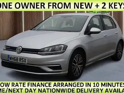 Used VW Golf VII SE 131 HP (96 kW) 2018 Silver Hatchback