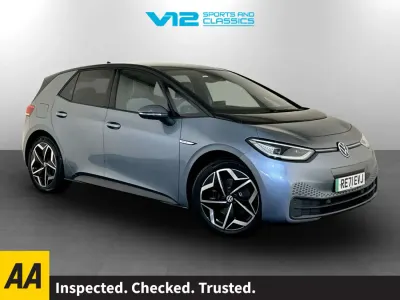 Begagnad VW ID.3 Pro 150 kW (204 HK) 2021 Blå Halvkombi
