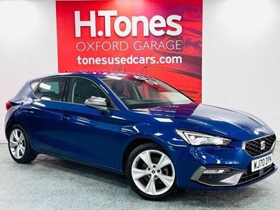 Used Seat Leon FR 130 HP (95 kW) 2020 Blue Hatchback