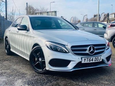 Used Mercedes C220 AMG line 170 HP (125 kW) 2014 Silver Sedan