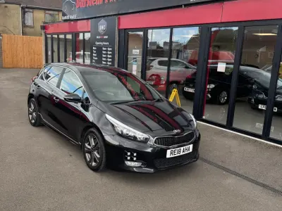 Used Kia Ceed GT-Line 136 HP (100 kW) 2018 Black Hatchback