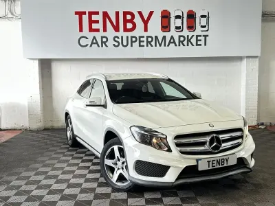 Used Mercedes GLA200 AMG line 136 HP (100 kW) 2015 White SUV
