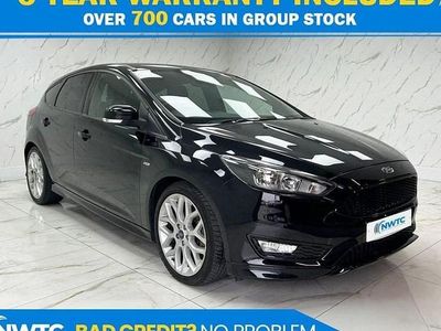 Black Used 2017 Ford Focus ST-Line Hatchback | £8,095 (Good price)