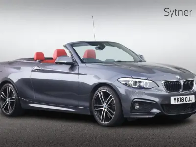 Used BMW 218 M Sport 136 HP (100 kW) 2018 Grey Cabriolet