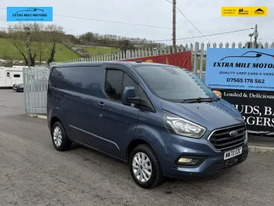 Used Ford Transit Custom Limited 130 HP (95 kW) 2020 Blue Van