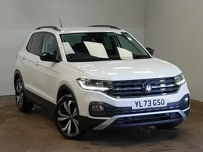 Used VW T-Cross Black Edition 110 HP (80 kW) 2024 White SUV