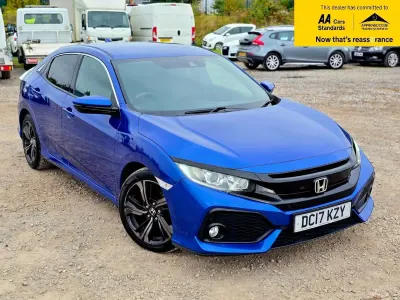Used Honda Civic SR 129 HP (94 kW) 2017 Blue Hatchback