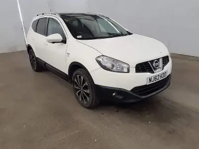 Used Nissan Qashqai +2 N-TEC 110 HP (80 kW) 2012 White SUV