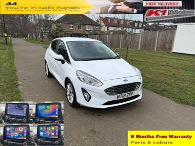 Used Ford Fiesta Titanium 2018 White Hatchback
