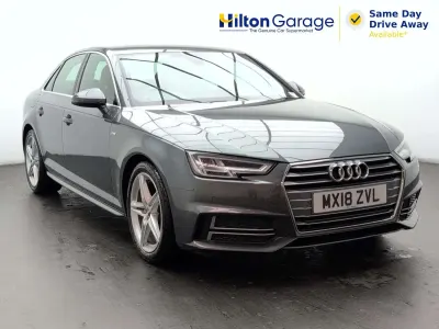 Used Audi A4 S-Line 150 HP (110 kW) 2018 Grey Sedan