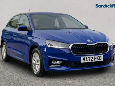 Usado Skoda Fabia Comfort 110 HP (80 kW) 2022 Azul Citadino