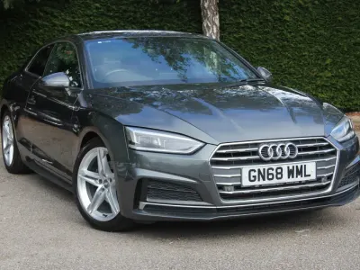 Używany Audi A5 S-Line 190 KM (139 kW) 2018 Szary Coupe
