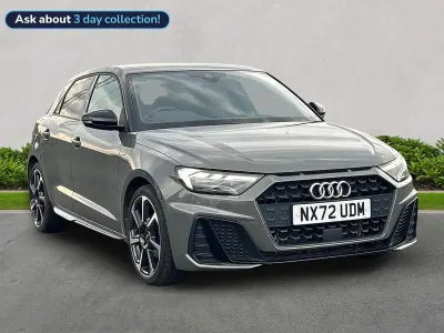Used Audi A1 Sportback Black Edition 110 HP (80 kW) 2022 Grey Hatchback