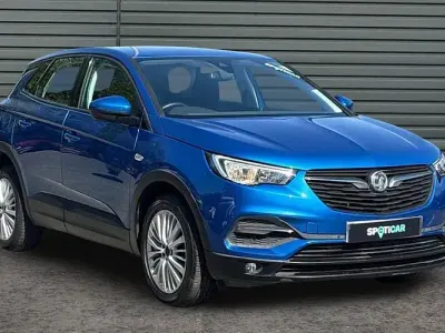 Used Vauxhall Grandland X 131 HP (96 kW) 2018 Blue SUV