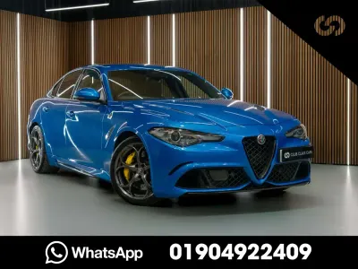Begagnad Alfa Romeo Giulia Quadrifoglio 510 HK (375 kW) 2022 Blå Sedan