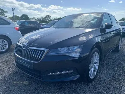 Used Skoda Superb SE 150 HP (110 kW) 2023 Black Hatchback