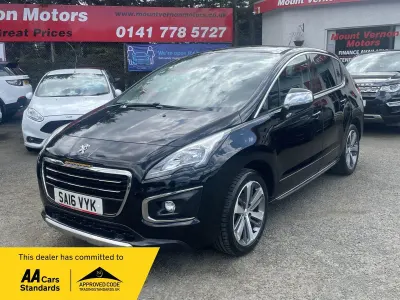Used Peugeot 3008 Allure 2016 Black Hatchback