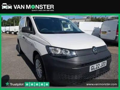 Used VW Caddy 102 HP (75 kW) 2022 White MPV