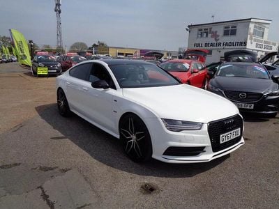 White Used 2017 Audi A7 Sportback Black Edition Hatchback | £17,995 (Fair price)