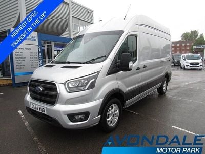 Used Ford Transit Limited 170 HP (125 kW) 2024 Moondust silver (metallic paint) Van