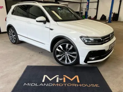 Second-hand VW Tiguan R-line 150 CP (110 kW) 2018 Alb SUV